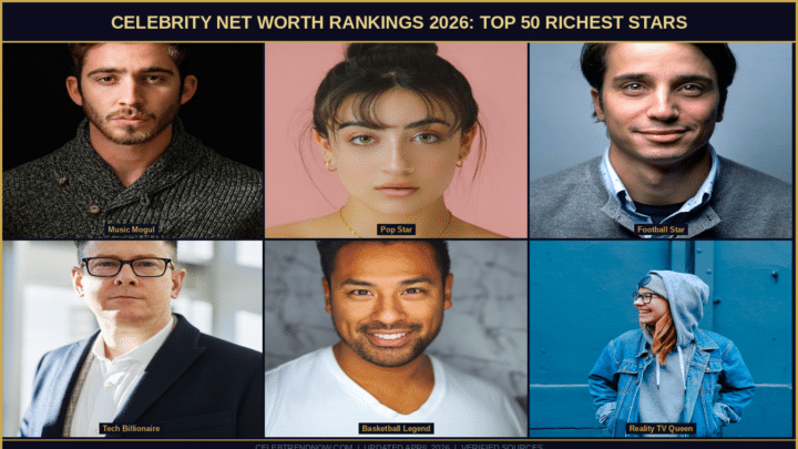 The 50 Richest Celebrities Right Now: Full Net Worth Rankings