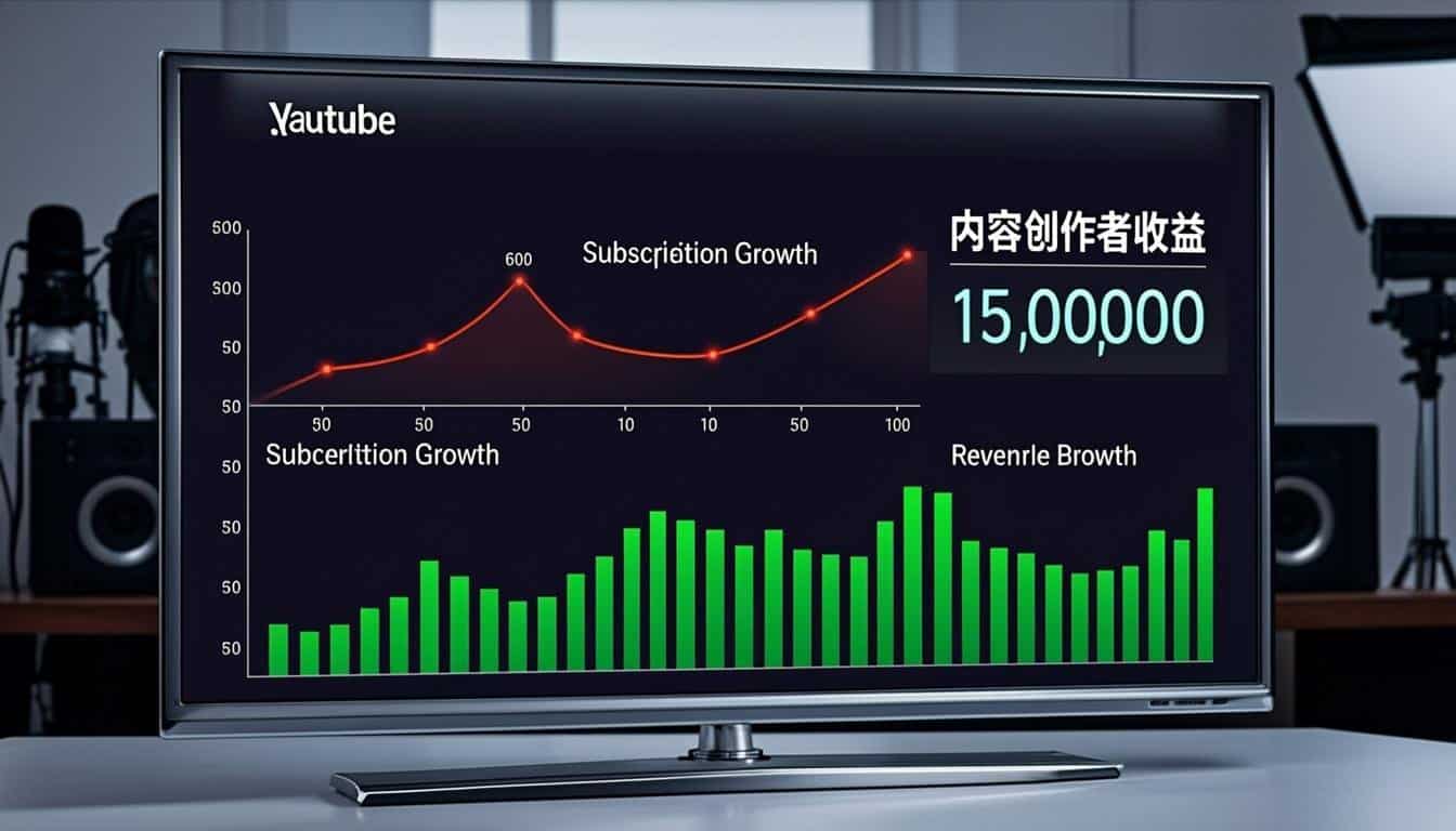 Ryan Trahan YouTube revenue analytics and subscriber growth dashboard