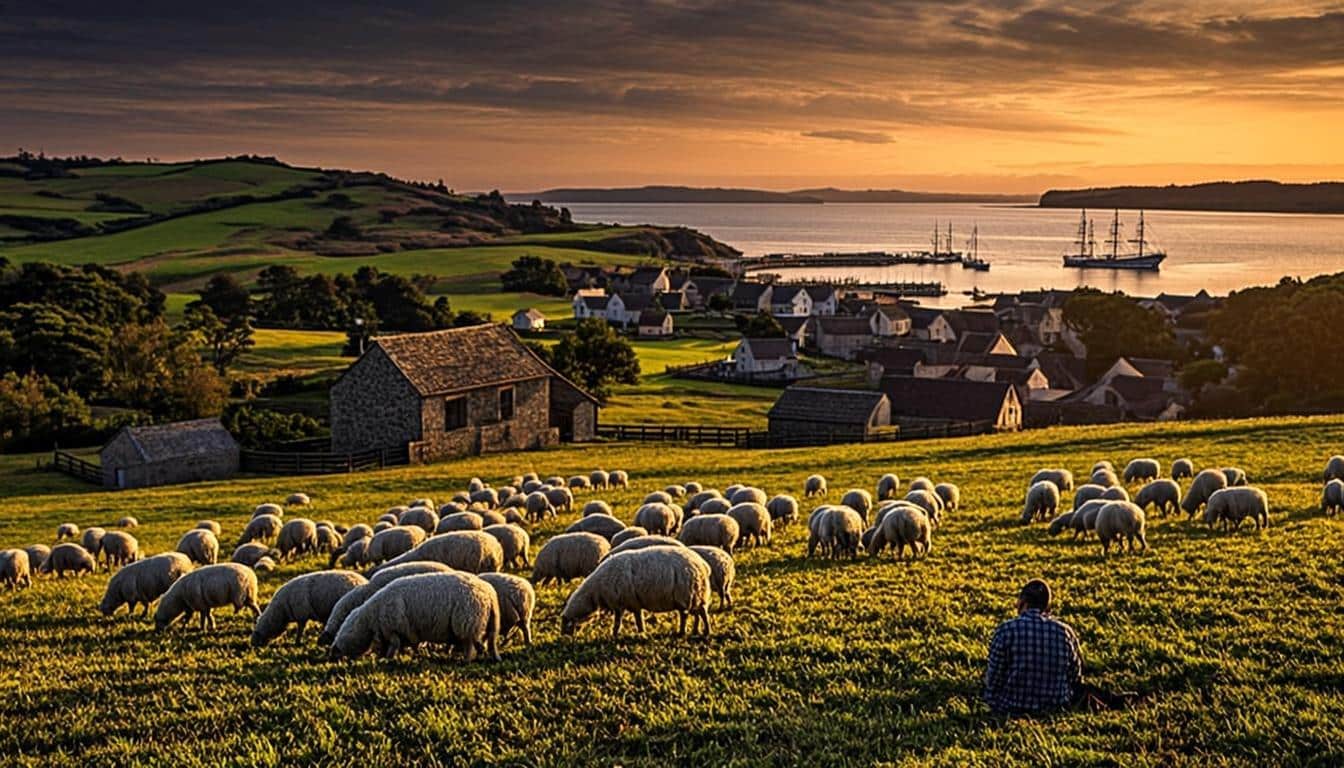 Colonial Tasmania settlement and Henty family origins