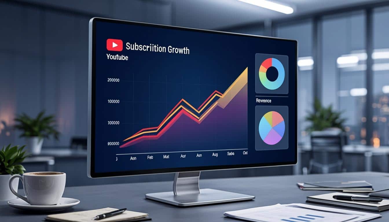YouTube creator analytics dashboard