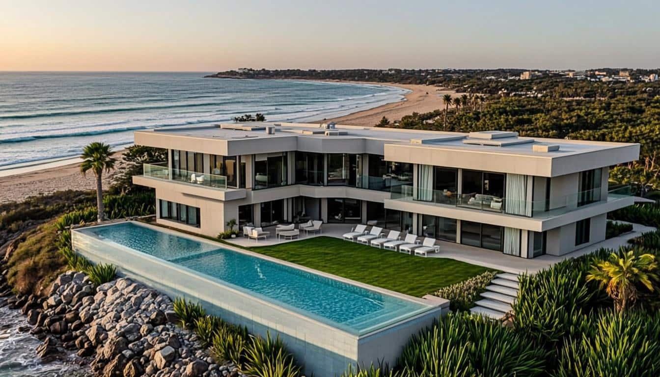 Chris Hemsworth Byron Bay mega-mansion aerial view