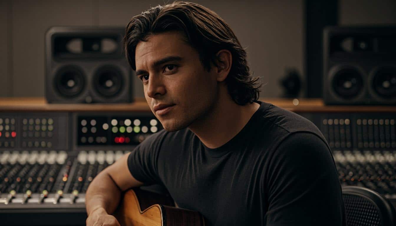 Natanael Cano in studio