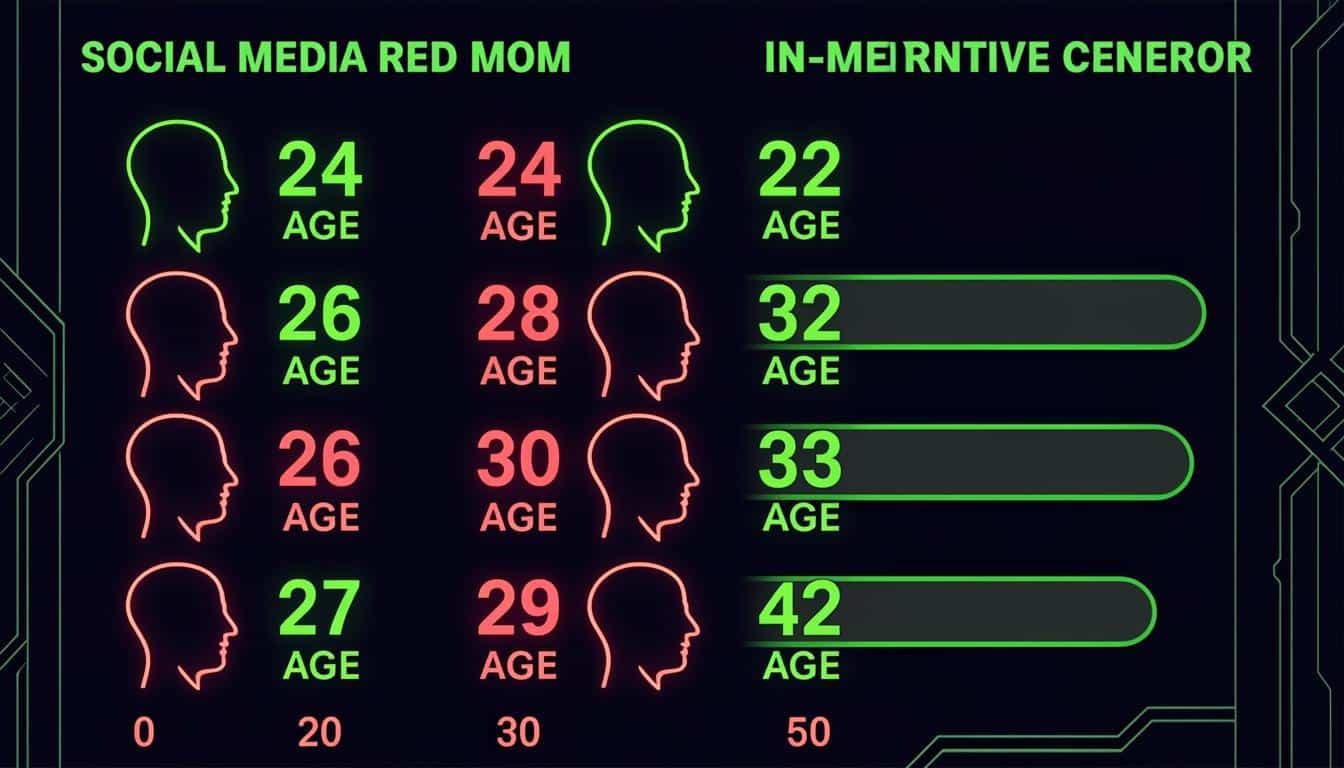 Chiara King age comparison infographic