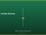 Canelo Alvarez vs 2026 Financial Comparison