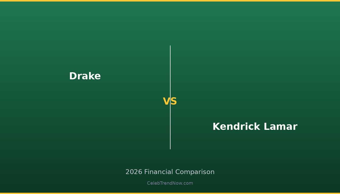 Drake vs Kendrick Lamar 2026 Wealth Comparison