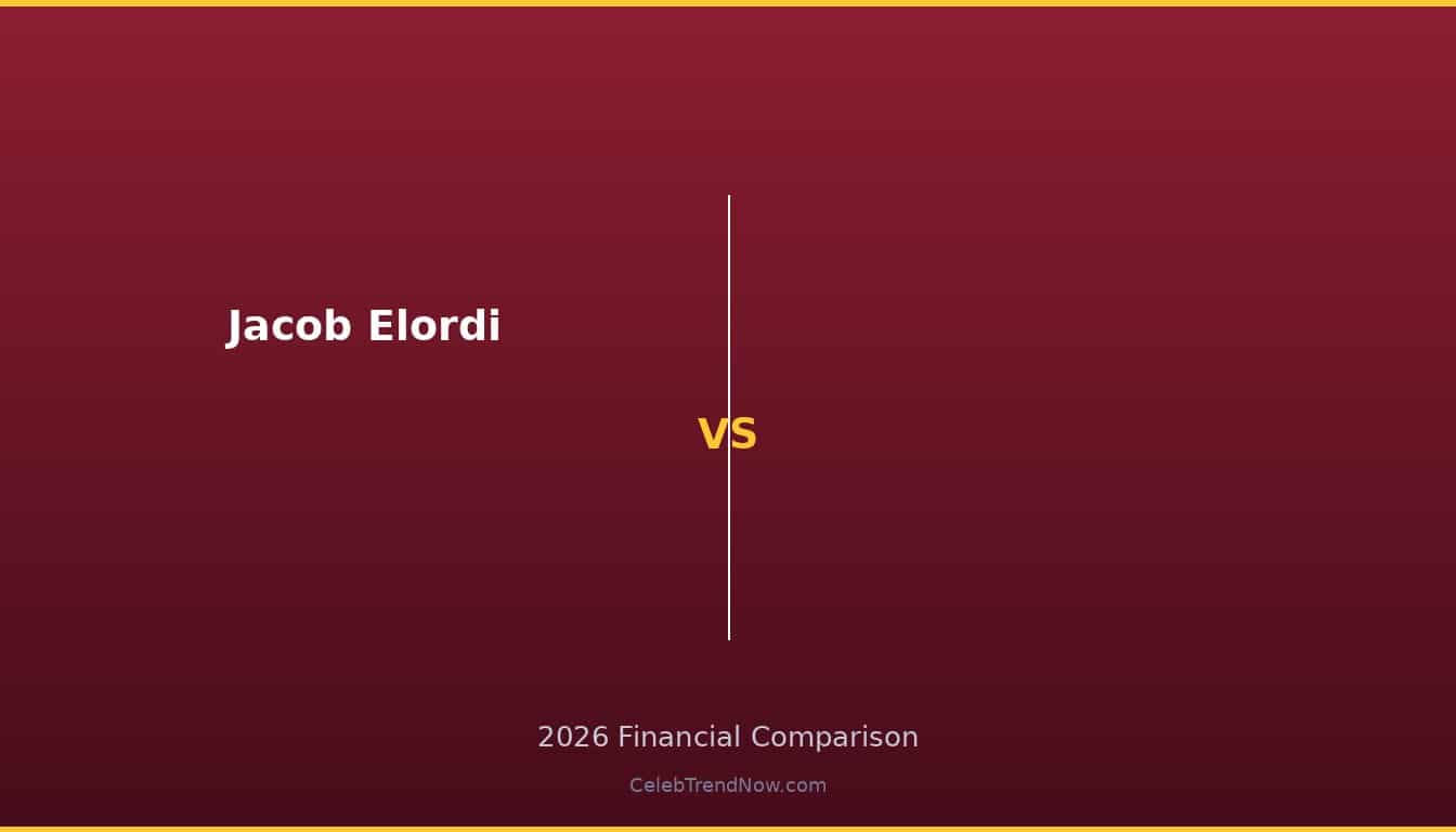 Jacob Elordi vs 2026 Wealth Comparison