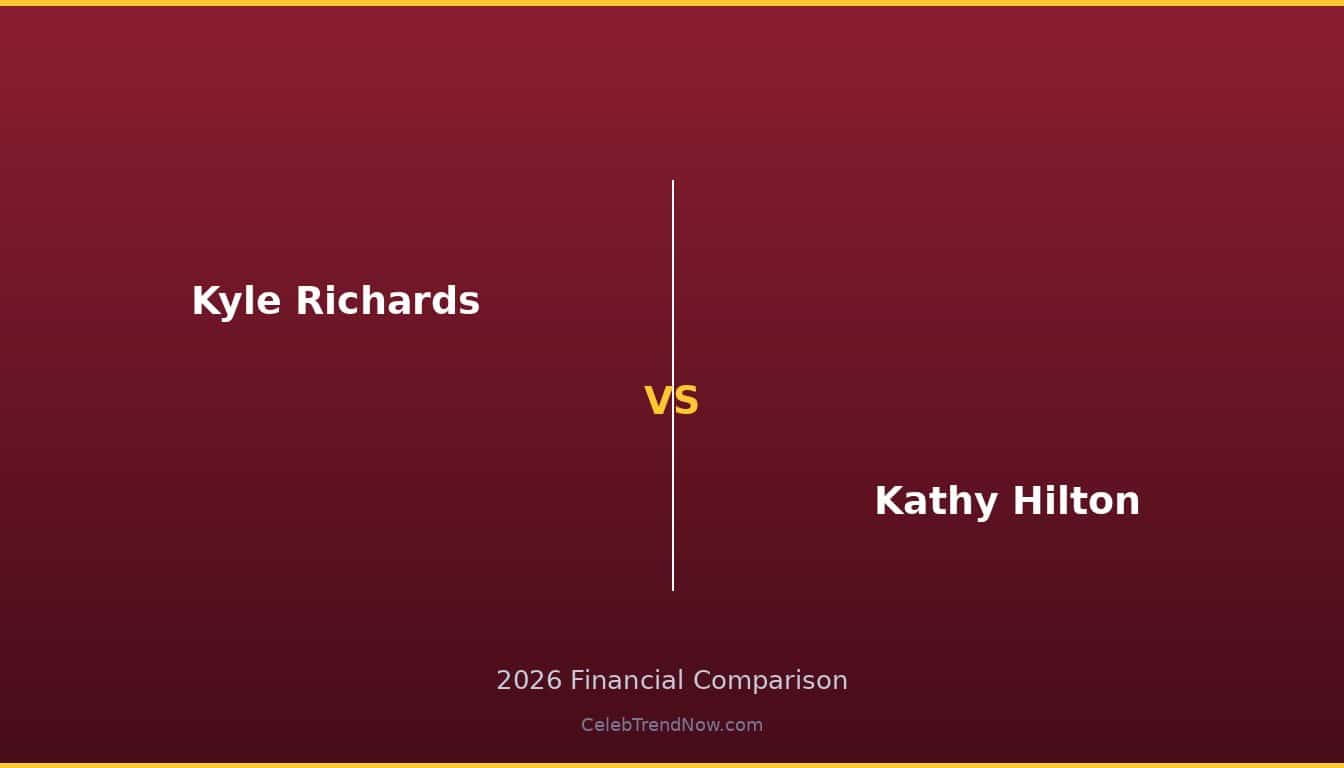 Kyle Richards vs Kathy Hilton 2026 Wealth Comparison