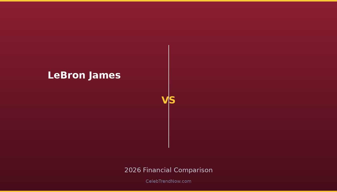 LeBron James vs  2026 Wealth Comparison