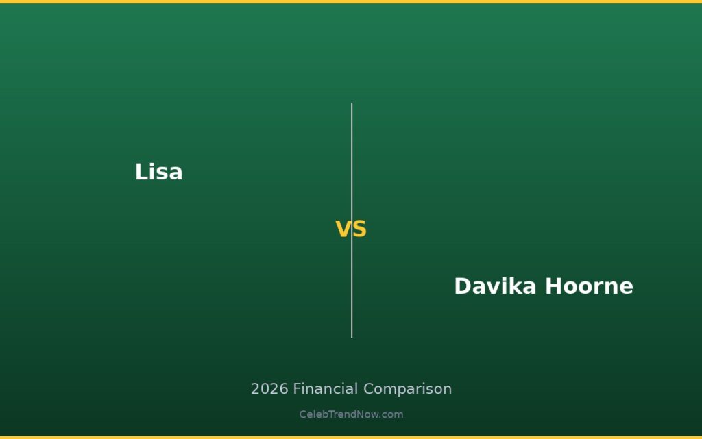 Lisa vs Davika Hoorne Net Worth 2026: Thailand’s Top Brand Ambassadors Compared Lisa vs Davika Hoorne Net Worth 2026: Thailand’s Top Brand Ambassadors Compared