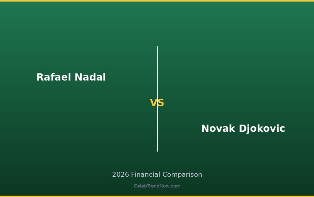 Rafael Nadal vs Novak Djokovic Net Worth 2026: Complete Wealth Breakdown & Financial Comparison Rafael Nadal vs Novak Djokovic Net Worth 2026: Complete Wealth Breakdown & Financial Comparison