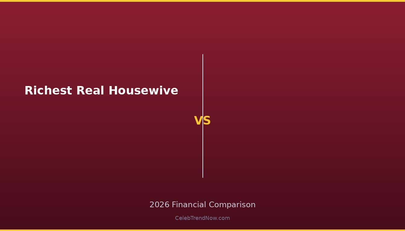Richest Real Housewives Cast Members 2026 vs  2026 Wealth Comparison