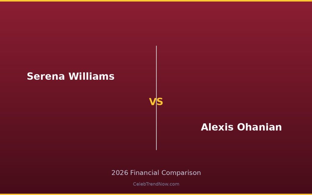 Serena Williams vs Alexis Ohanian Net Worth 2026: Complete Wealth Breakdown & Financial Comparison