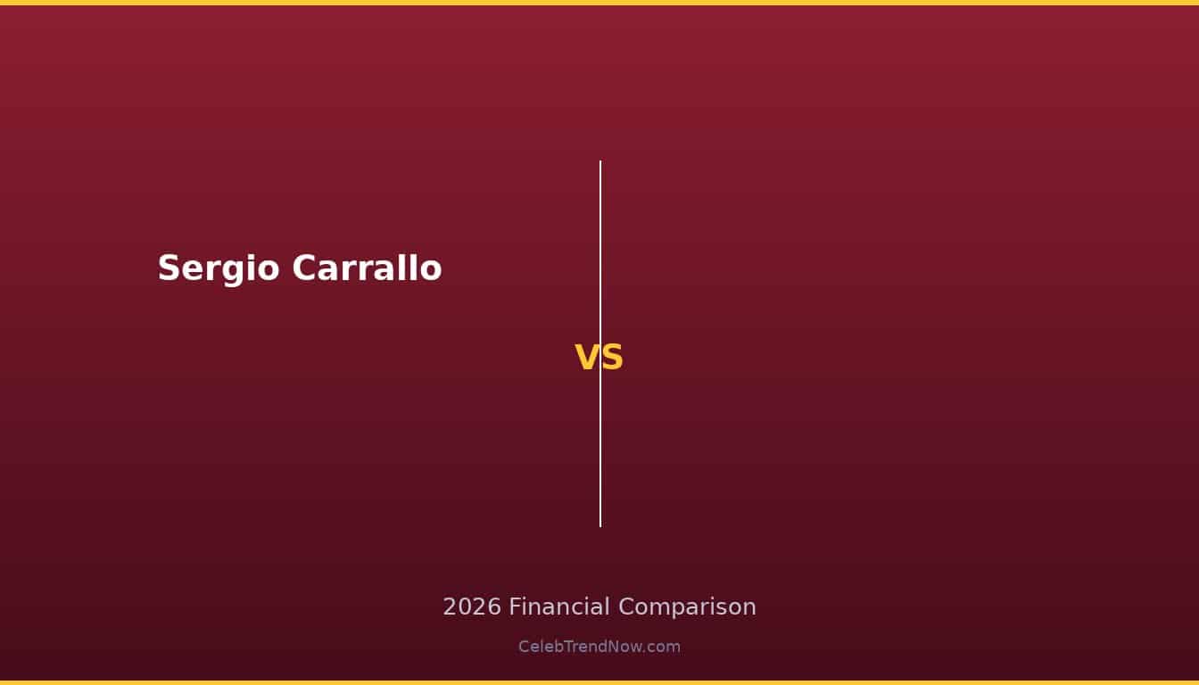 Sergio Carrallo vs  2026 Wealth Comparison