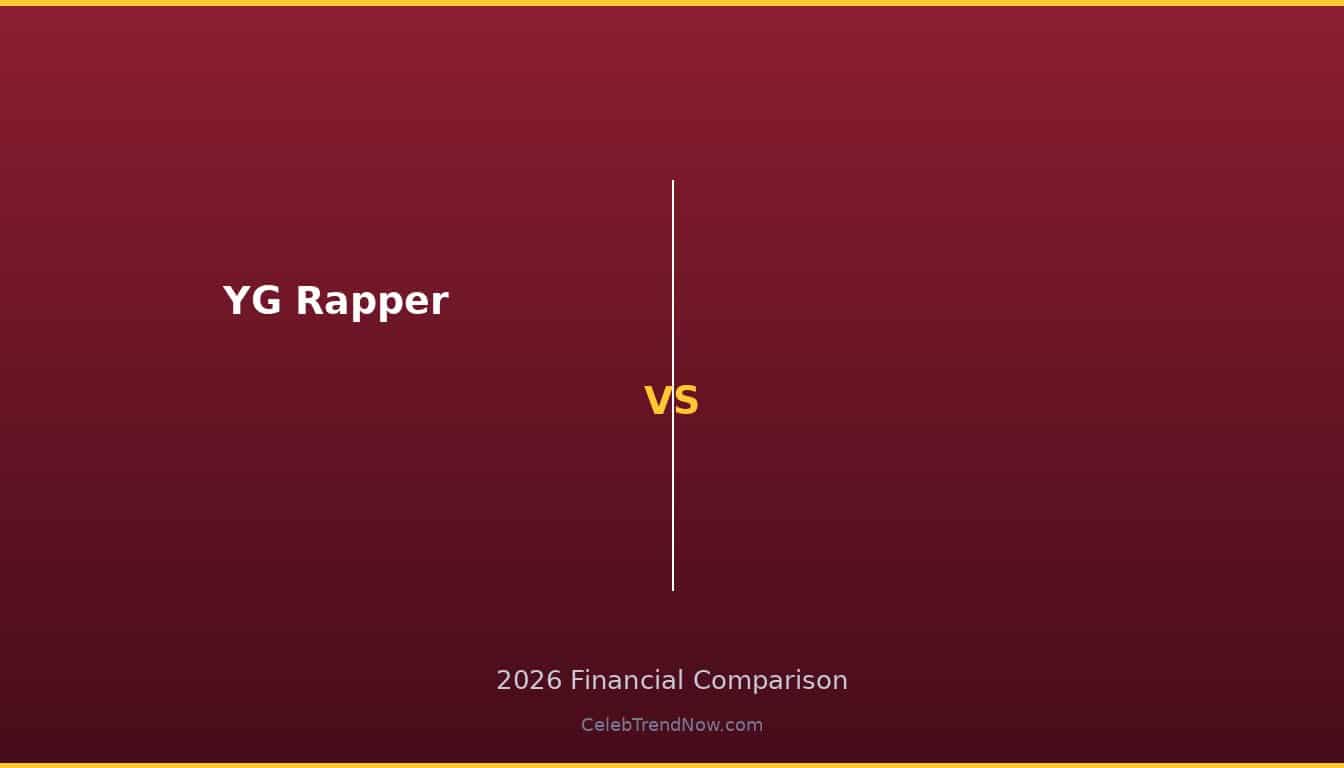 YG Rapper vs  2026 Wealth Comparison