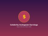 Celebrity Instagram Pay Per Post - How Much Stars Earn Per Sponsored Post 2026
