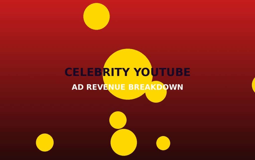 How Much Do Celebrities Make From YouTube Ads in 2026: CPM Rates and Top Earners