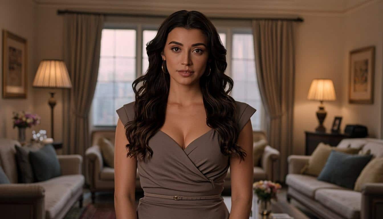 Hande Erçel in Turkish dizi Sen Çal Kapımı television drama scene