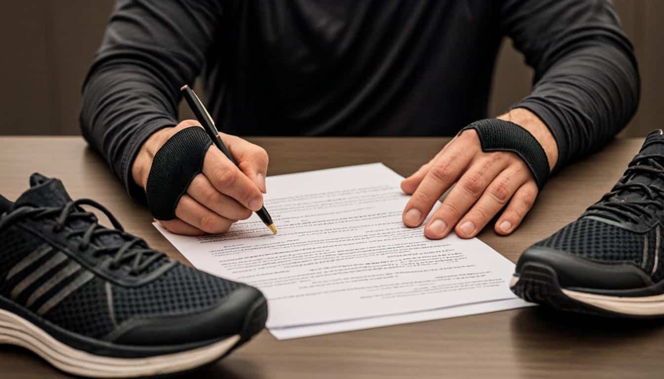Athlete endorsement deals with sports products