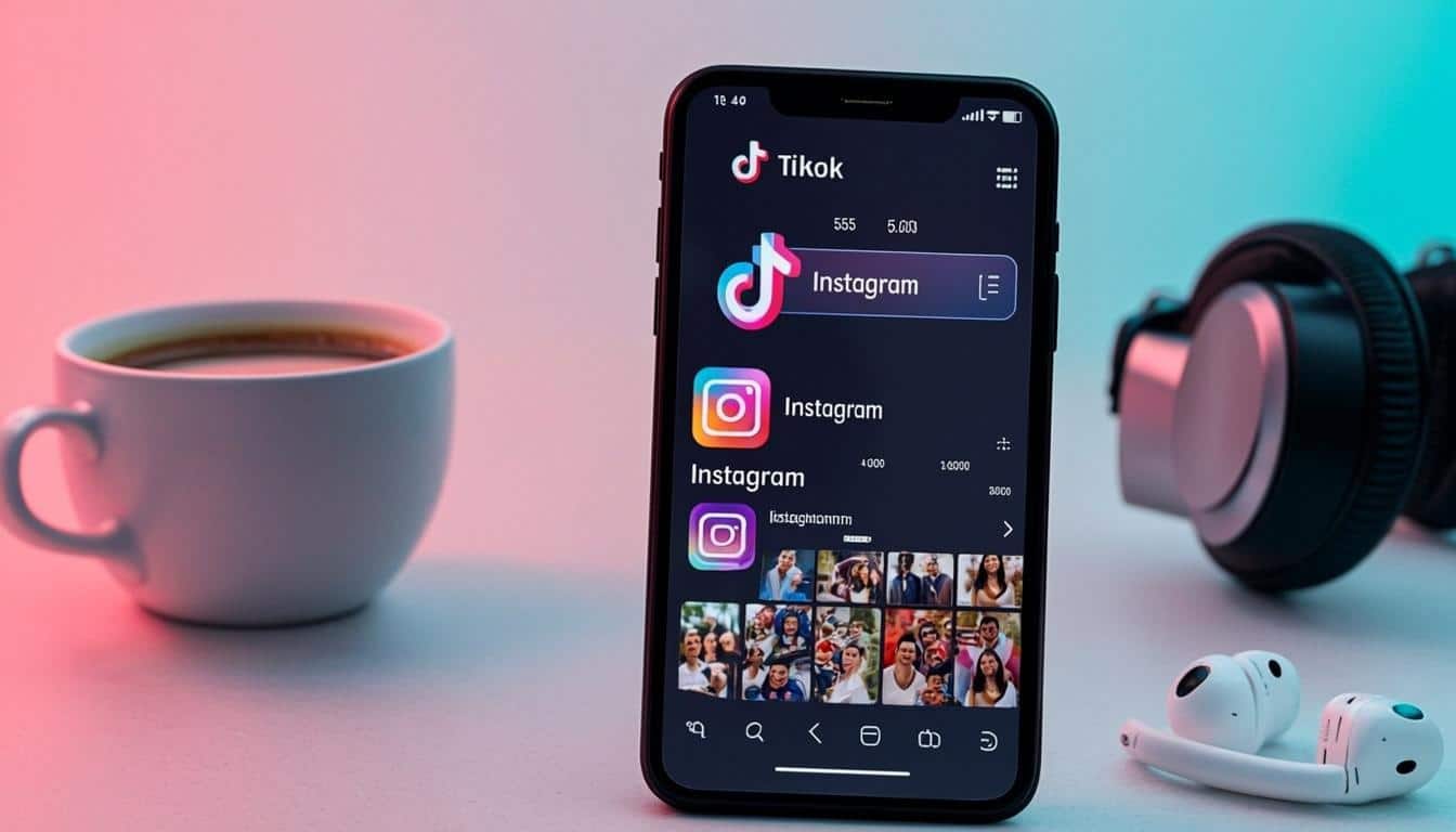 Social media monetization dashboard showing TikTok creator fund earnings and brand deal partnerships