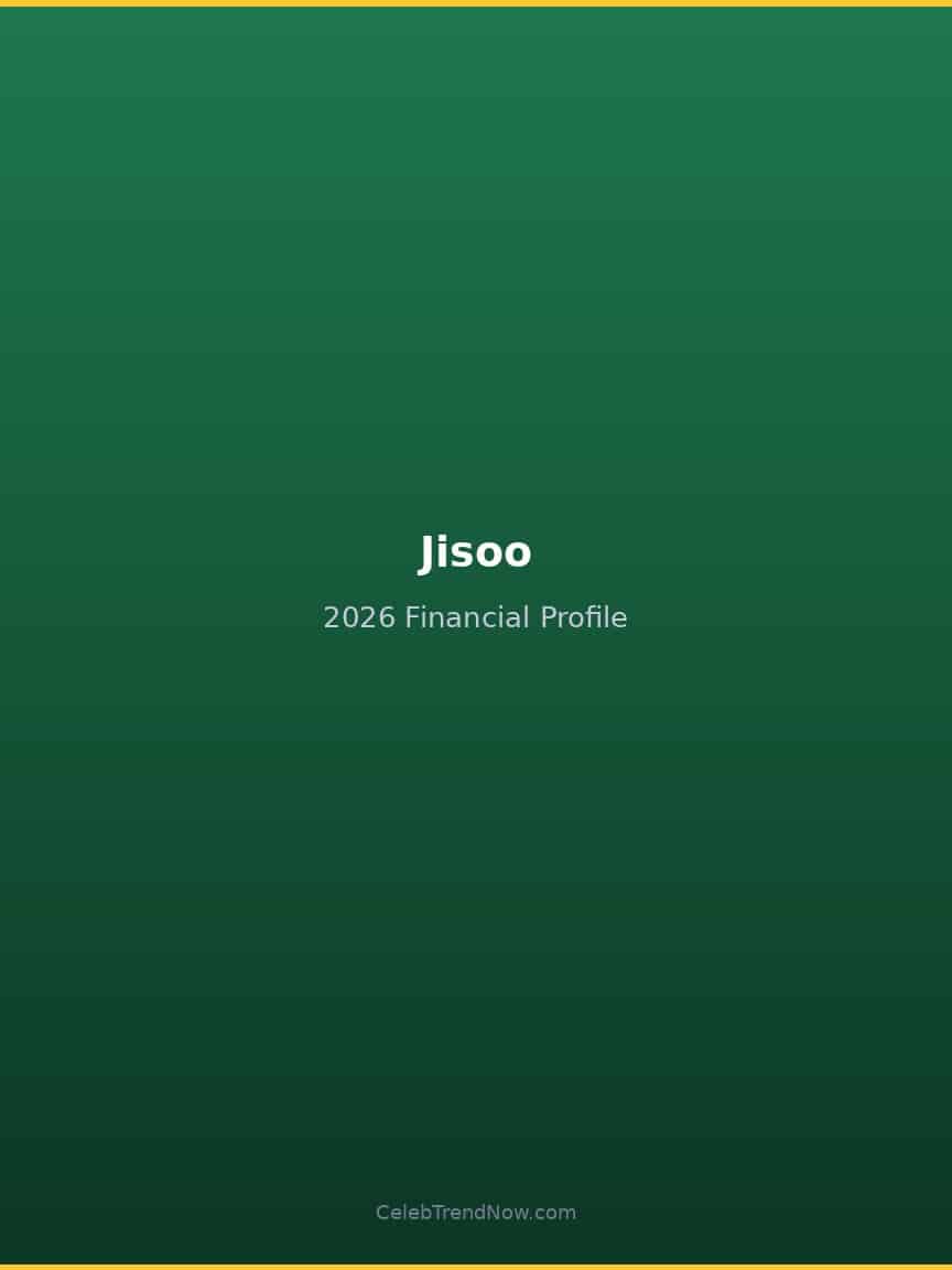 Jisoo 2026 Financial Profile