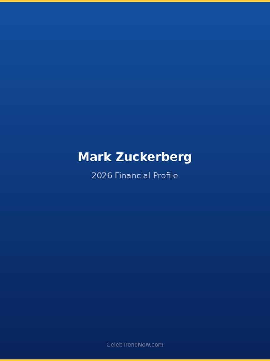 Mark Zuckerberg 2026 Financial Profile