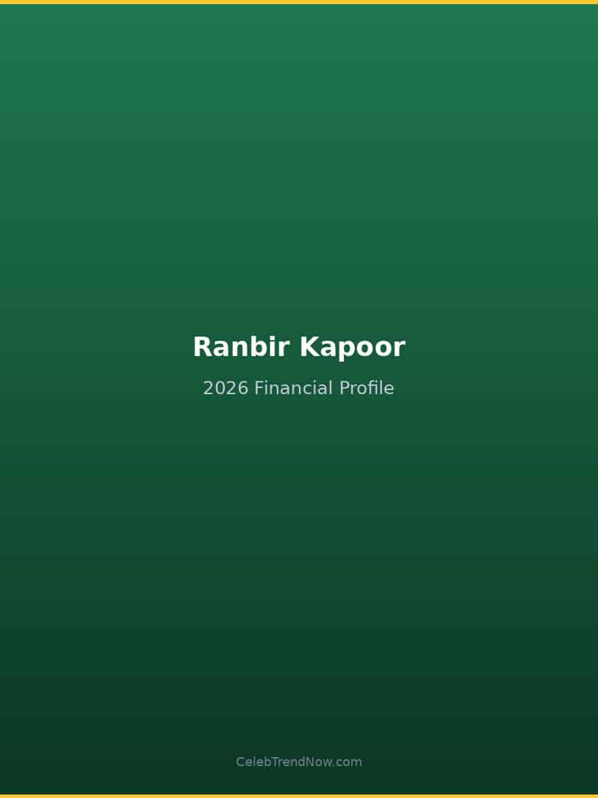 Ranbir Kapoor 2026 Financial Profile
