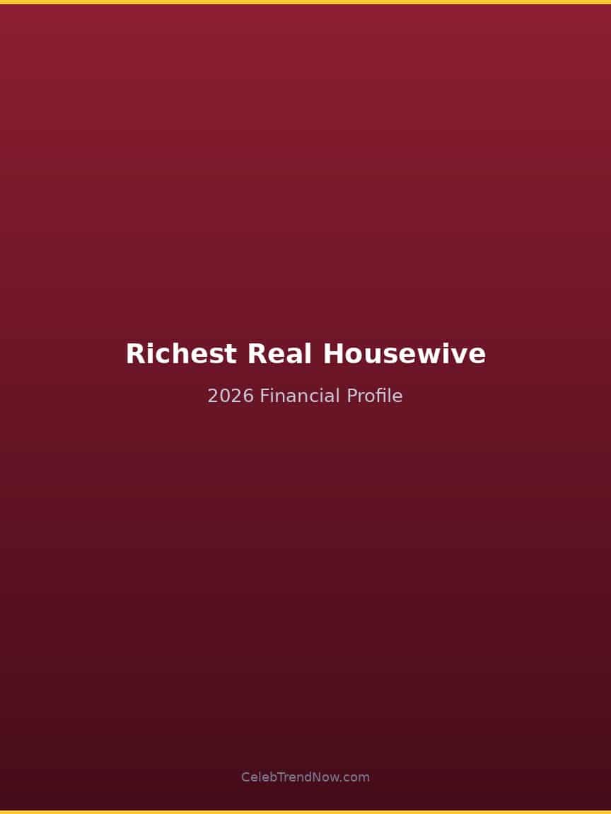 Richest Real Housewives Cast Members 2026 2026 Financial Profile