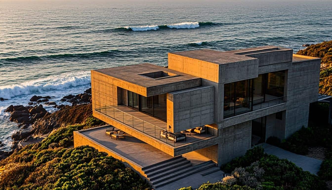 Kanye West Malibu Concrete House