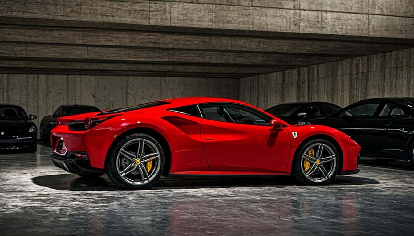 Messi luxury car collection in garage
