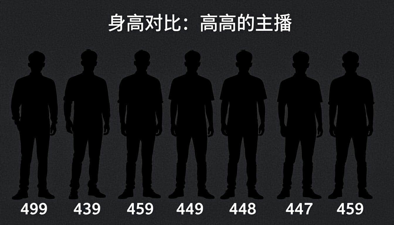 Nick Mercs height comparison with streamers