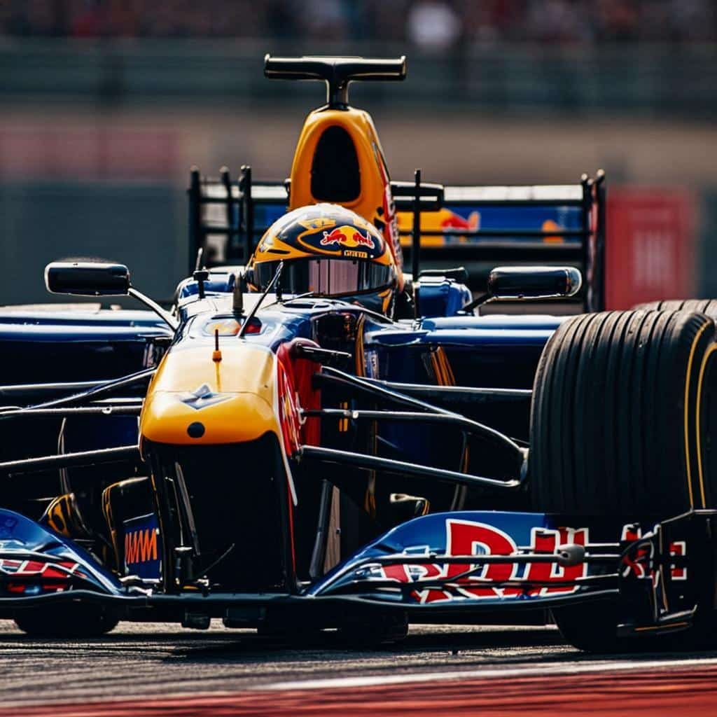 Max Verstappen in Red Bull Racing F1 car