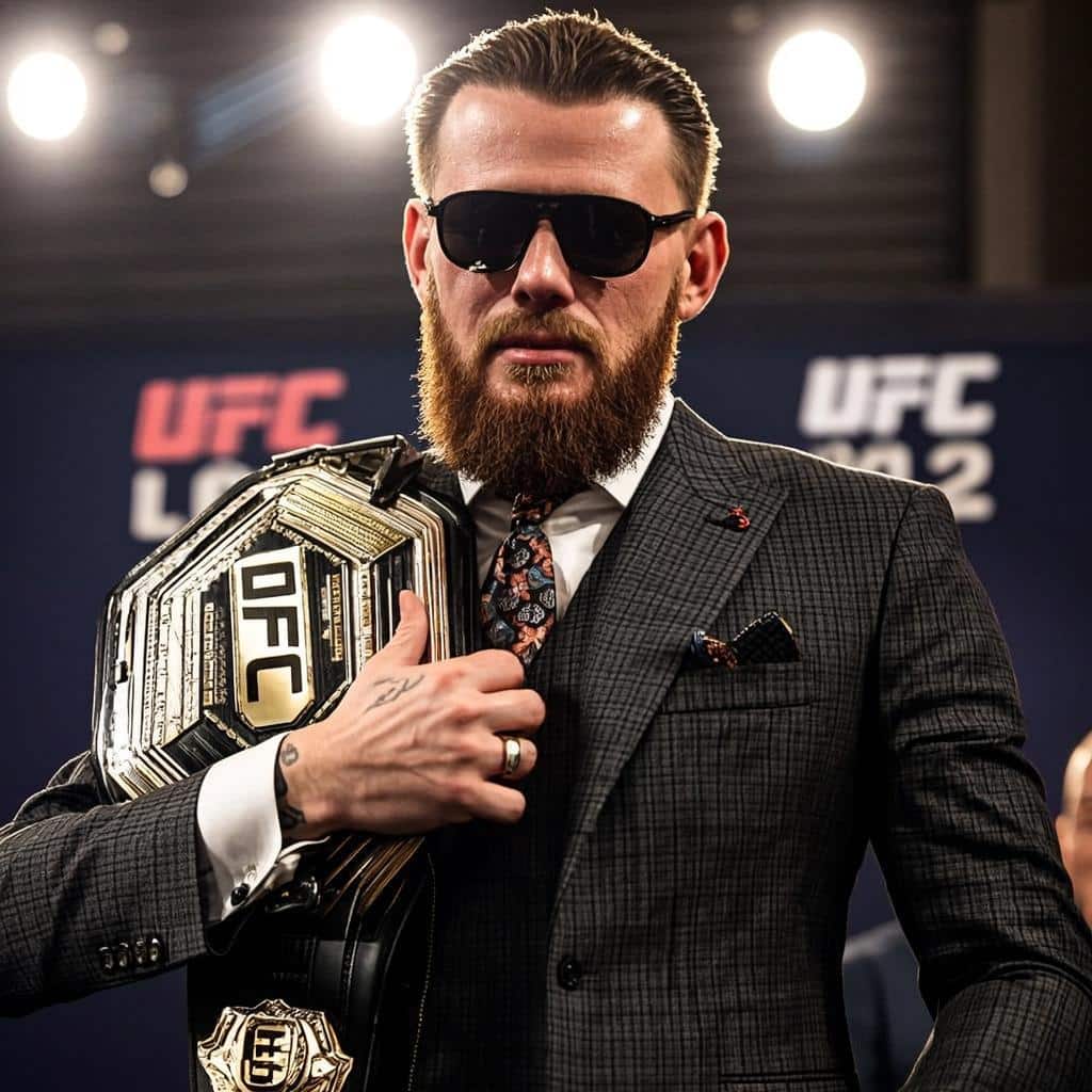 Conor McGregor at UFC press conference