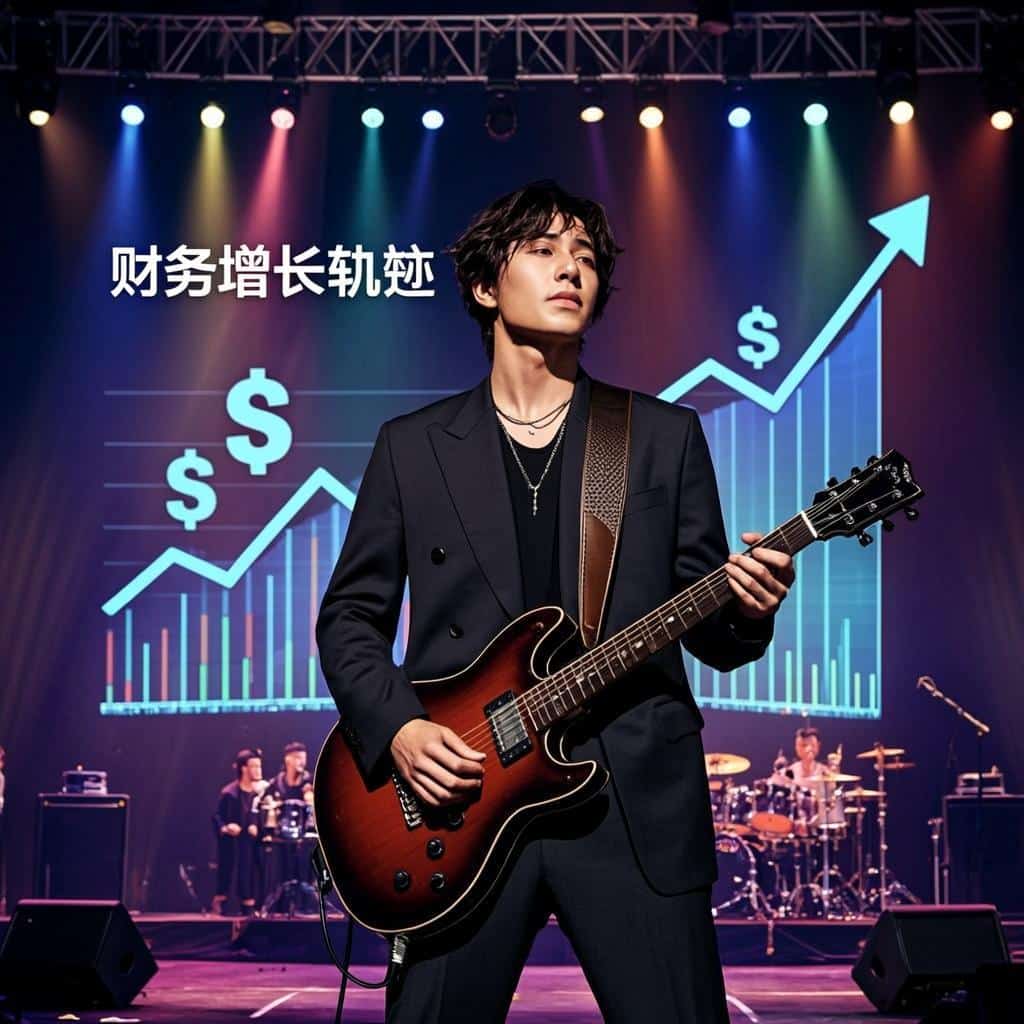 Young musician earning power and streaming revenue