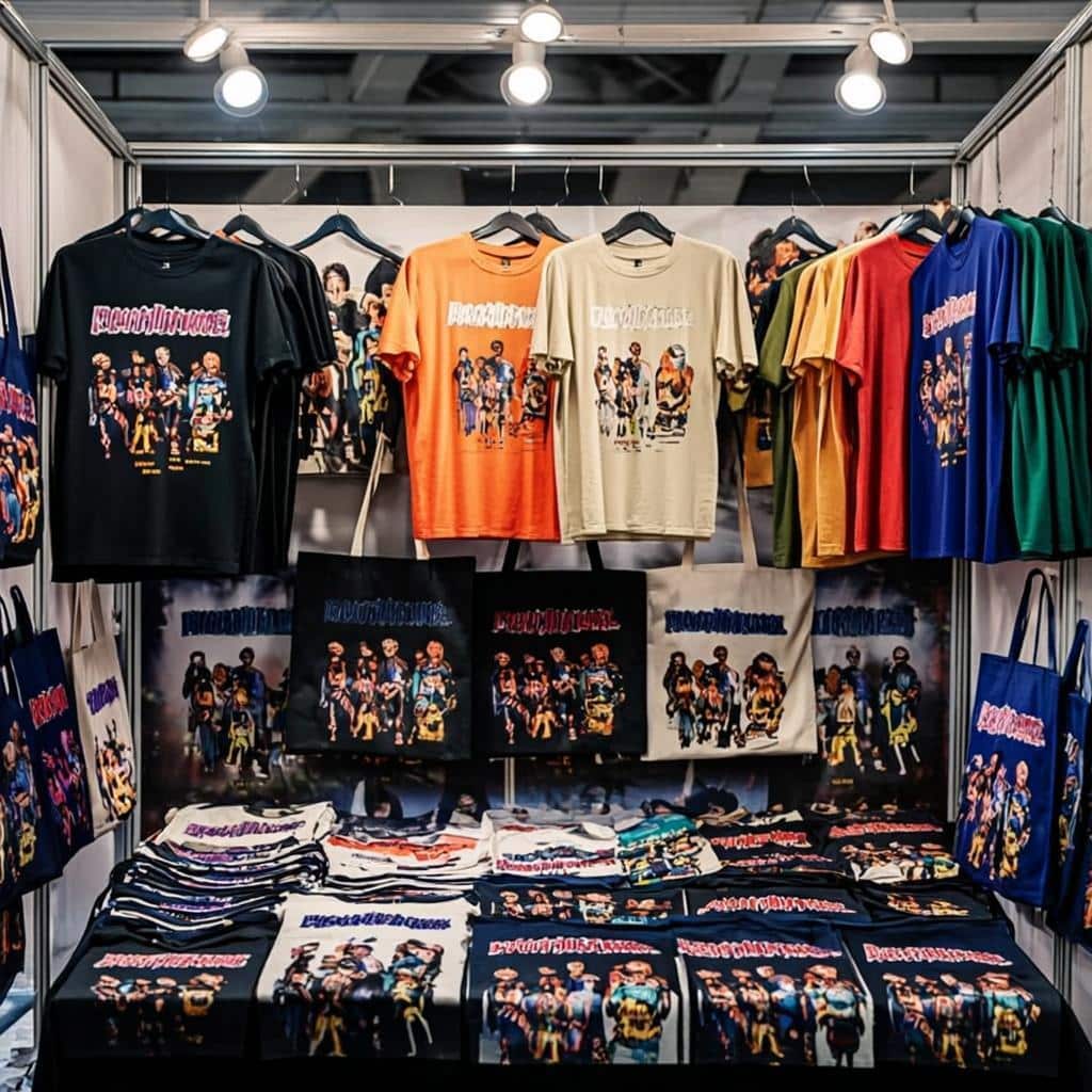 Concert merchandise and tour revenue