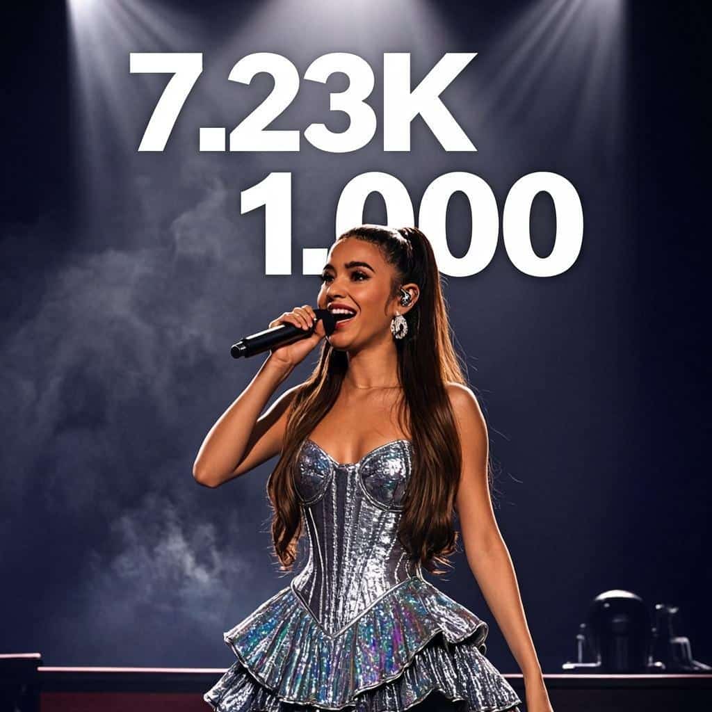 Ariana Grande Instagram analytics