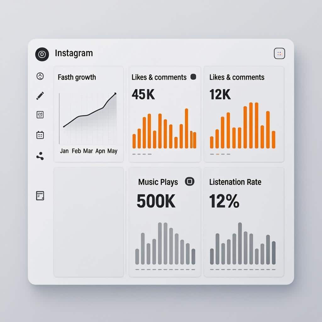 Ariana Grande Instagram engagement metrics