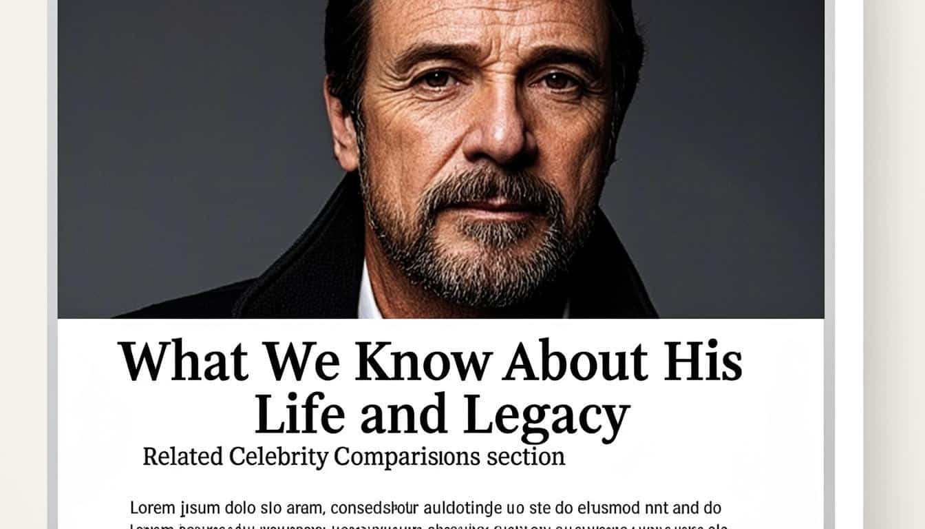 Brian Clive Forster What We Know About His Life and Legacy - Related Celebrity Comparisons