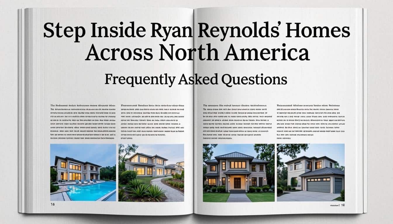 Step Inside Ryan Reynolds8217s Homes Across North America - Frequently Asked Questions
