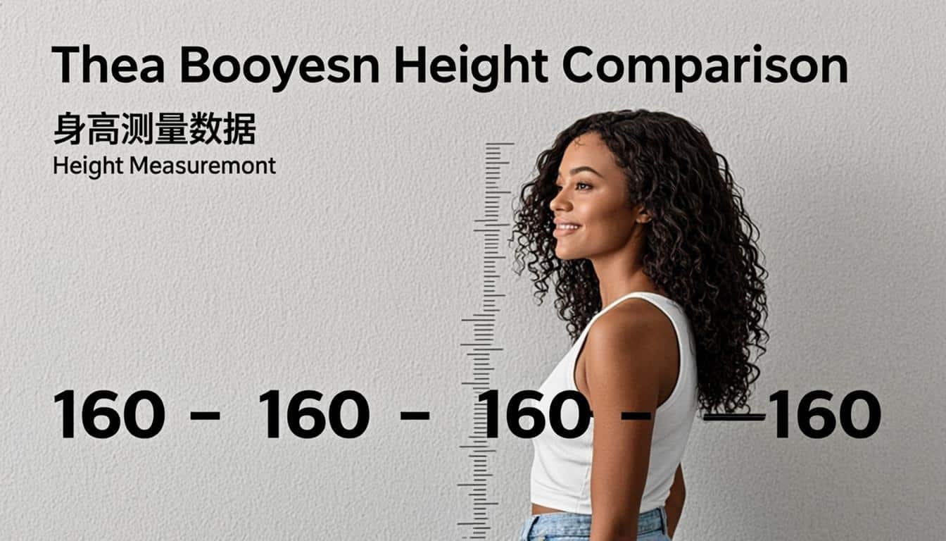 Thea Booysen height comparison